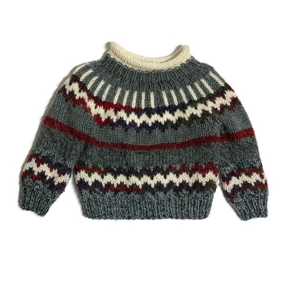 Fair isle baby 2-3Y sweater - Picture 1 of 1
